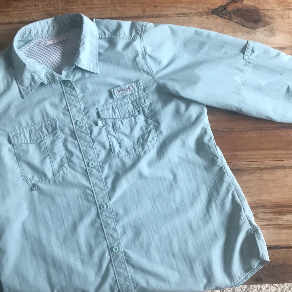 Columbia PFG Long Sleeve Button Down Shirt